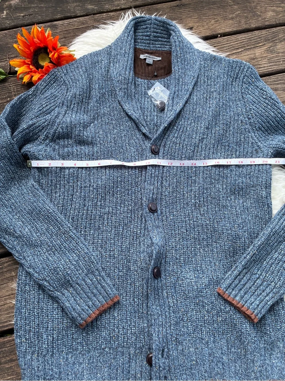 🌺NWT Johnston & Murphy Wool bland cardigan 🌺